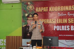 Polres Batu : Rapat Koordinasi Ekternal , mantabkan Cara Bertindak pada pelaksanaan Ops Lilin Semeru 2022