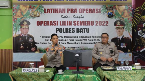 Buka Latihan Pra Operasi Lilin 2022, Kapolres tekankan ini kepada anggota