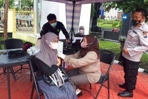 Cegah Covid, Polres Batu Awal Tahun Giatkan Vaksinasi