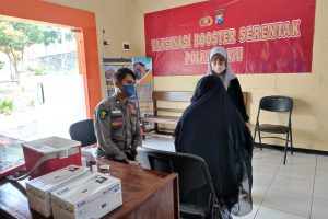 Urkes Polres Batu Maksimalkan Pelayanan Gerai Vaksinasi Presisi