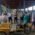 Sinergitas Polres Pasuruan Kota Bersama Dishub Sosialisaikan Larangan Bentor Beroperasi
