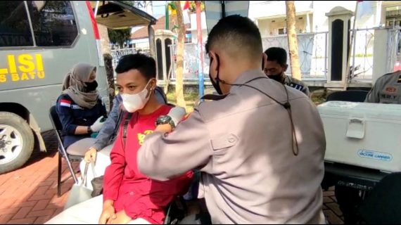 Polres Batu Genjot Terus Vaksinasi Booster