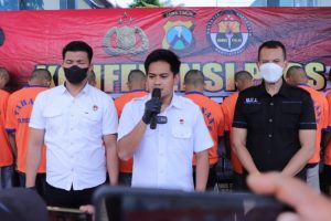 Polisi Amankan Belasan Pesilat dari 3 Perguruan di Kediri