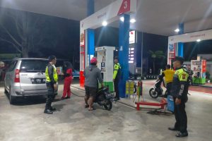 Polsek Bumiaji Polres Batu Laksnakan Patroli Obyek Vital dan Pertokoan