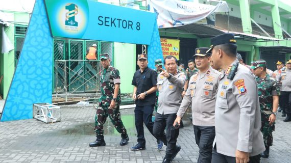 Kapolda Jatim Cek Gor Delta Sidoarjo, Pastikan Kesiapan Pengamanan Harlah Satu Abad NU