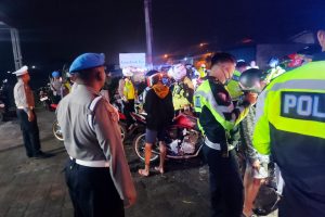 Harkamtibmas, Polisi Amankan Puluhan Kendaraan R2 Berknalpot Brong di Tulungagung