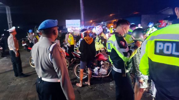 Harkamtibmas, Polisi Amankan Puluhan Kendaraan R2 Berknalpot Brong di Tulungagung
