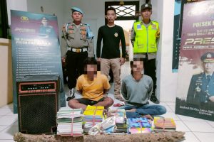 Polisi Berhasil Amankan Dua Tersangka Pencurian Barang Inventaris TK PKK Pandeam di Probolinggo