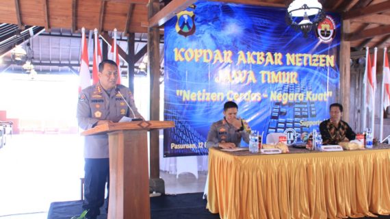 Bersama Polda Jatim Netizen se-Jawa Timur Gelar Deklarasi Bijak Bermedsos