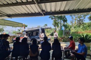 Jelang berakhirnya Ops Bina Kusuma , anggota Sat Binmas lebih Intensifkan Binluh ke masyarakat