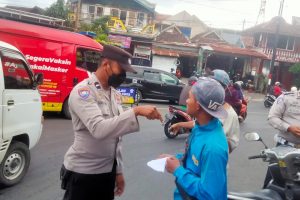 Ojek Online jadi sasaran Penyuluhan petugas Ops Bina Kusuma Semeru tahun 2023