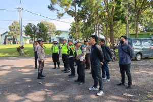 30 Personel Gabungan Polres Batu dan Polsek Junrejo Amankan Latihan Gabungan PSHT