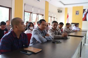 Sambut kedatangan Tim Wasrik, Polres Batu siap melaksanakan Audit Kinerja tahap I tahun 2023