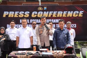 Berhasil Ungkap 45 Kasus Curanmor, Polres Malang Kembalikan Motor Kepada Pemiliknya