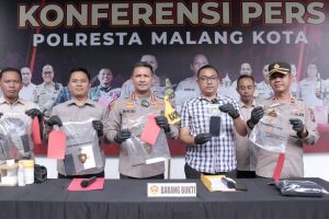 Polisi Berhasil Amankan Tersangka Curas Yang Beraksi di Rumah Kos Kota Malang