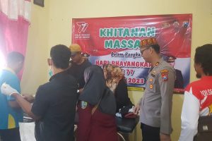 Sambut HUT Bhayangkara Ke-77 Polres Sampang Gelar Khitanan Massal