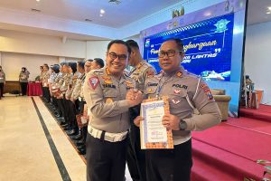 Satlantas Polres Sumenep Kembali Dapat Piagam Penghargaan dari Polda Jatim.