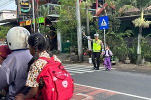 Terbukti efektif, Poros pagi sat Lantas terus dilaksanakan