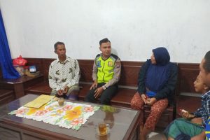 Polisi RW Kecamatan Ngantang turun ke desa sampaikan Himbuan Kamtibmas