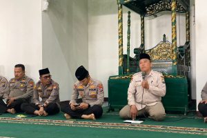 Kapolres pimpin Do’a bersama untuk mendoakan anggota yang meninggal dunia