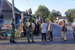 Kapolres Nganjuk Apresiasi Warga Pagar Nusa yang Bongkar Sendiri Tugu Perguruan Pencak Silat