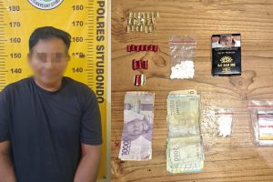 Satgas Ops Tumpas Narkoba Polres Situbondo Berhasil Amankan Tersangka Pengedar Okerbaya, Ratusan Pil Koplo Disita