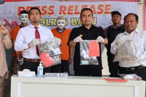 Hari ke 12 Operasi Tumpas Narkoba,Polres Batu berhasil amankan 3 orang tersangka