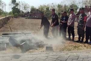 Kedepankan Kepentingan Negara 28 Tugu Perguruan Silat di Ngawi Dibongkar Sukarela