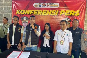 Polres Tulungagung Serahkan Buaya yang Dipelihara Warga ke Balai Besar KSDA Jatim