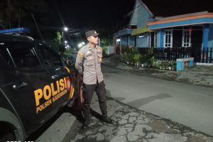Polres Batu dan Polsek Jajaran Melaksanakan Patroli Rutin Malam Hari Demi Wujudkan Harkamtibmas