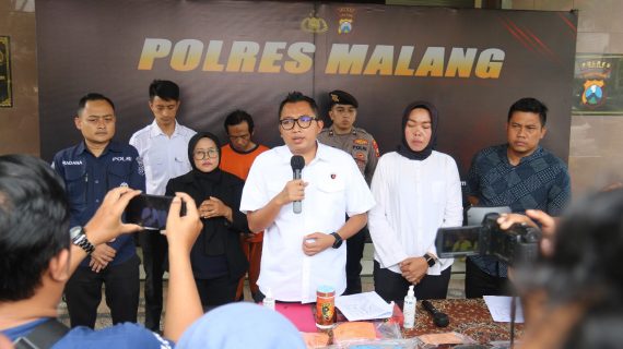 Polres Malang Berhasil Ungkap Enam Kasus Asusila dalam Tiga Pekan