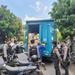 Siagakan Personel 24 Jam Polres Kediri Kota Pastikan Kantor dan Gudang Logistik KPU Aman
