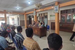 Polresta Sidoarjo Gelar Bimtek Pemantapan Linmas Jelang Pemungutan Suara Pemilu 2024