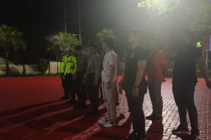 Pastikan Polres Batu Aman Kondusif, Satuan Piket Fungsi Lakukan Pengecekan Kekuatan Pers