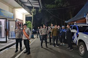 Amankan Mako Polres Batu 1 x 24 Jam, Piket Polres Batu Laksanakan Apel Malam