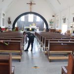 Polres Nganjuk Libatkan 350 Personel Pengamanan Gereja di Ibadah Kenaikan Isa Al Masih