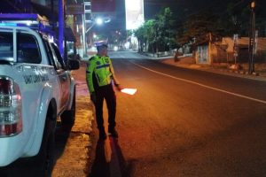 Jelang Pilkada Kota Batu 2024, Polres Batu Giatkan Blue Light Patroll