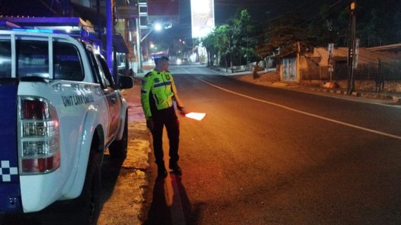 Jelang Pilkada Kota Batu 2024, Polres Batu Giatkan Blue Light Patroll