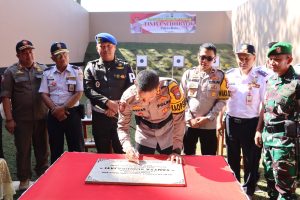 Tingkatkan kemampuan Anggota, Kapolres Batu Resmikan Lapangan Tembak Tantya Sudirajati