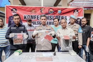 Polisi Berhasil Amankan Tersangka Perampokan Rumah Janda, Kedung Anyar Surabaya