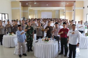 Ajak Pelihara Kamtibmas, Kapolres Nganjuk Gelar Silaturahmi dengan Para Kades Jelang Pilkada