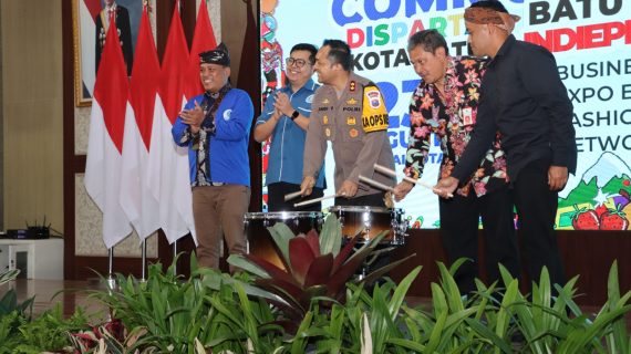 Dorong Pertumbuhan Ekonomi Daerah, Kapolres Batu Hadiri Pembukaan Produk Lokal Fest Kota Batu ke-6 Tahun 2024
