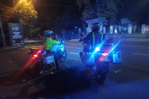 Giat Blue Light Patroll, Personil Polres Batu Jaga Kamtibmas Di Wilayah Menjelang Pilkada Tahun 2024