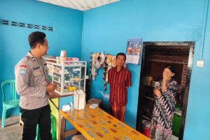 Polisi RW Polres Batu Sambang Desa, Jaga Situasi Kamtibmas Jelang Pilkada 2024 Tetap Kondusif