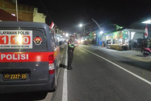 Giat Blue Light Patroll, Personel Polres Batu Jaga Situasi Kamtibmas Kondusif Menjelang Pilkada Tahun 2024