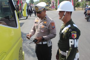 Polres Ponorogo Gelar Pemeriksaan Kendaraan Umum dan Angkutan Barang