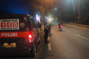 Anggota Polres Batu Giat Blue Light Patroll Jelang Pilkada Tahun 2024, Berharap Sitkamtibmas Aman Kondusif