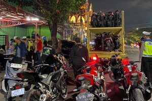 Operasi Cipkon, Polisi Amankan 47 Motor Diduga Balapan Liar di Surabaya