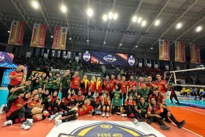 Tim Voli Putra Putri Polda Jatim Raih Tiket Babak Final di Kapolri Cup 2024