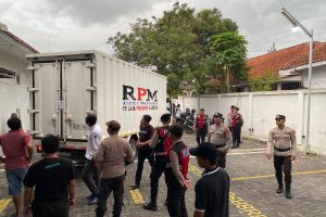 Surat Suara Tiba di Gudang KPU, Polres Lumajang Lakukan Pengamanan